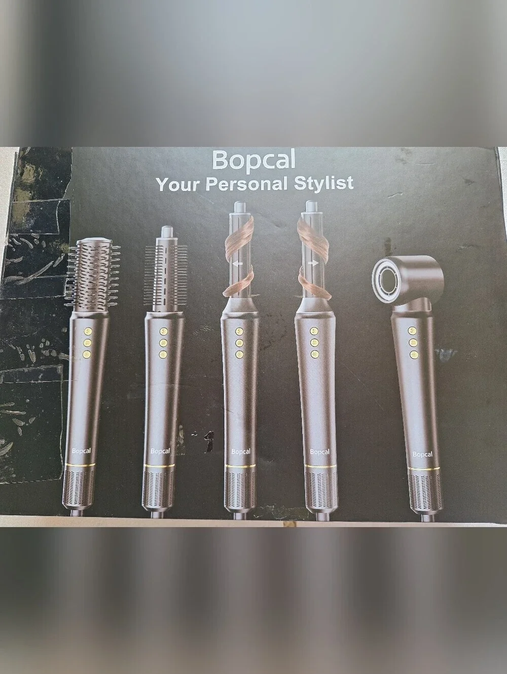 NEW Bopcal 5-in-1 High-Speed Hair Styler & Dryer Kit (Model ZCY892-B)